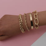 Twist Chain Exaggerated O-shaped Chain Cover Bracelet Thread
