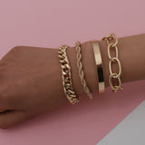 Twist Chain Exaggerated O-shaped Chain Cover Bracelet Thread
