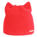 Cat Ears Knitted Pullover Hat Ladies
