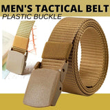 Mens Outdoor Sports Military Tactical Nylon Waistband Canvas Web Belt Adjustable
