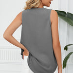 V-Neck Wide Strap Tank
