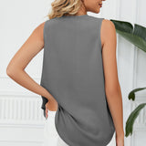 V-Neck Wide Strap Tank
