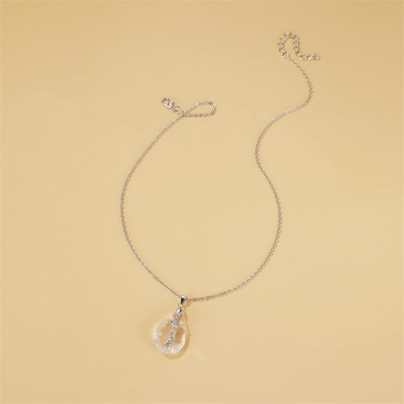 Simple Temperament Wild Drop Pendant Necklace
