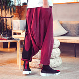 Chinese style nine-point pants
