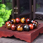 Tiger Eye Bracelet Natural Crystal Stone Buddha Bead Bracelet
