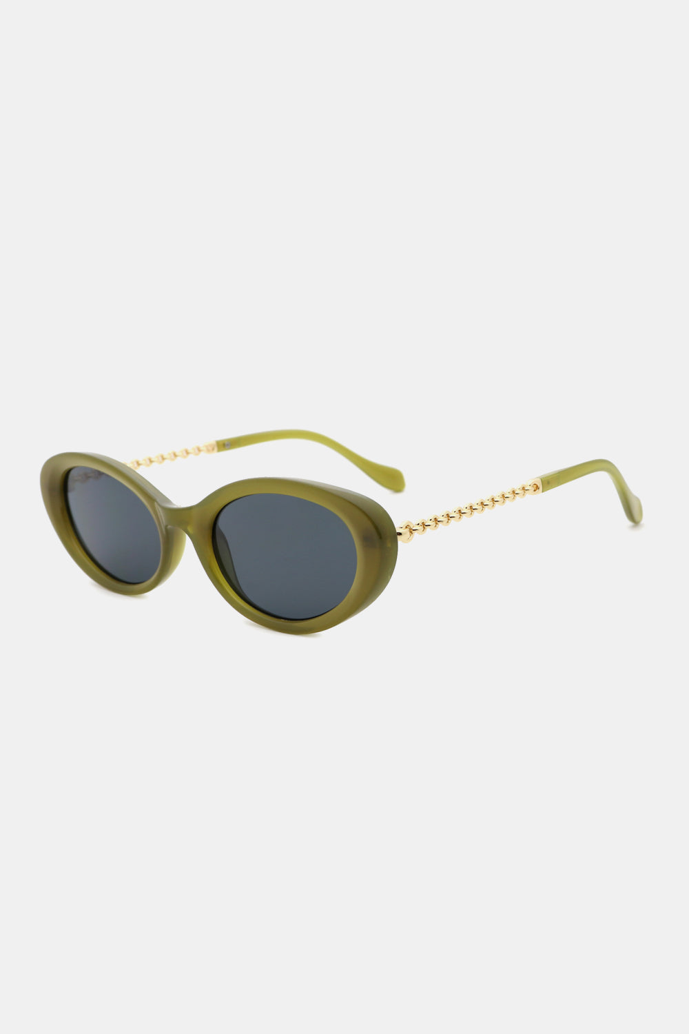 Polycarbonate Frame Cat-Eye Sunglasses
