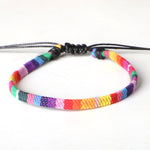 Hand Woven Rainbow Color Anklet Bohemian Style
