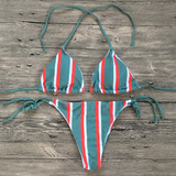 European and American sequins sexy bikini split swimsuit ladies
