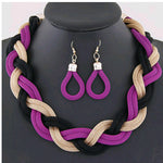 Hand-woven rope necklace chain
