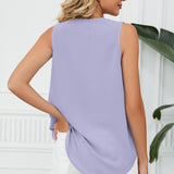 V-Neck Wide Strap Tank
