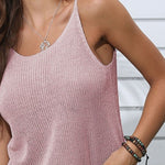 Round Neck Knit Cami
