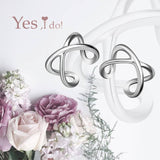 Sterling Silver Celtic Knot Earrings for Women Girls
