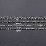 Thin Metal Crushed O-Chain
