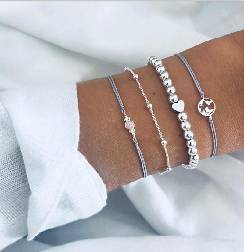 Love Map Bracelet Bracelet Set
