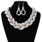 Hand-woven rope necklace chain
