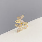 Butterfly Ring Female Niche Diamond Temperament Ring
