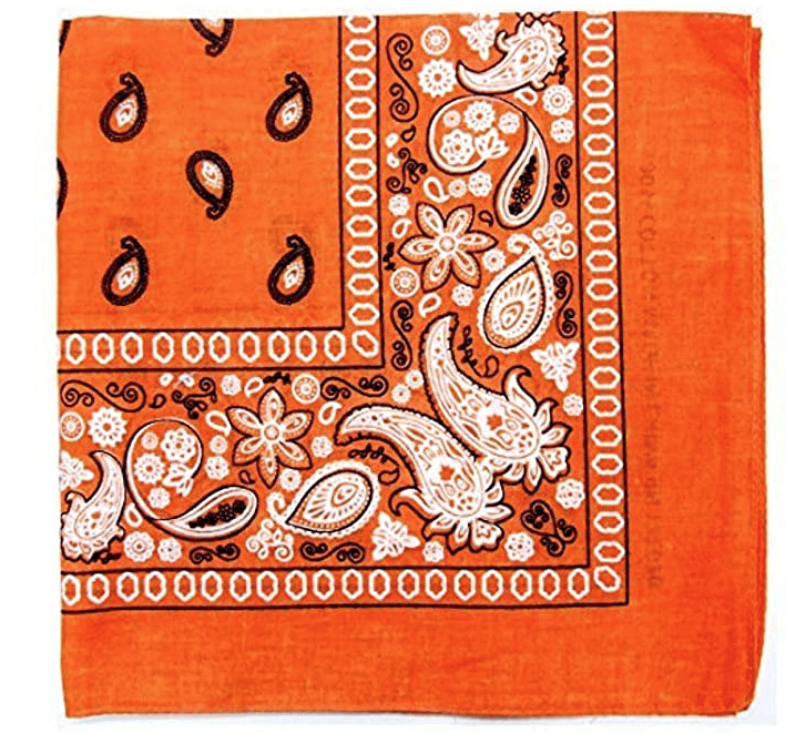 Cashew Flower Paisley Hip Hop Square Scarf
