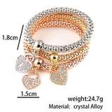 Alloy Tricolor Set Stretch Popcorn Corn Chain
