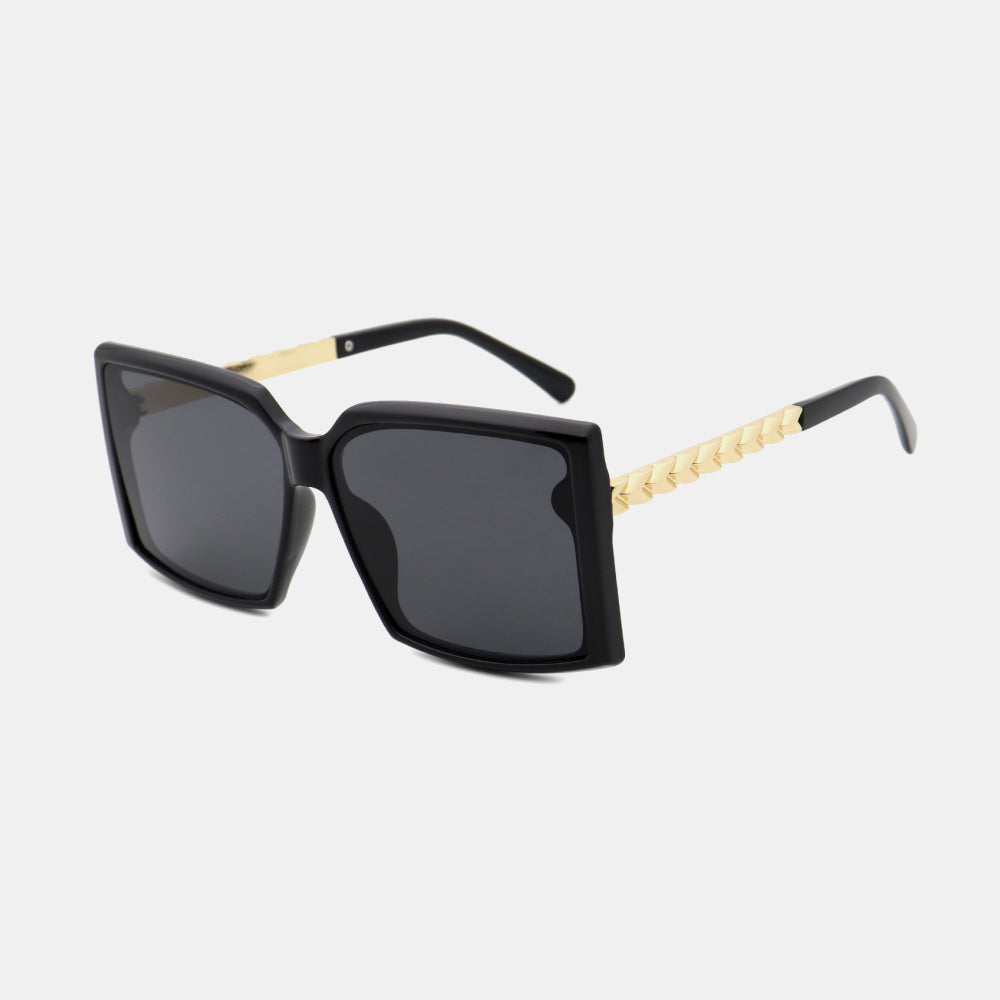 Polycarbonate Frame Square Sunglasses
