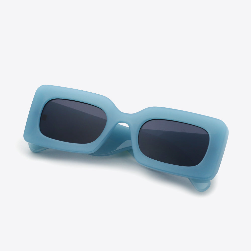 Polycarbonate Frame Rectangle Sunglasses
