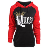 Printed Hooded Couple Sweatshirt
