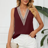 V-Neck Wide Strap Tank
