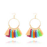 Big Round Drop Dangle Earrings
