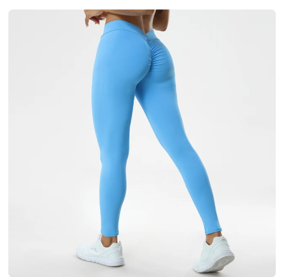 Sexy V Butt Push Up Fitness High Waist Pants
