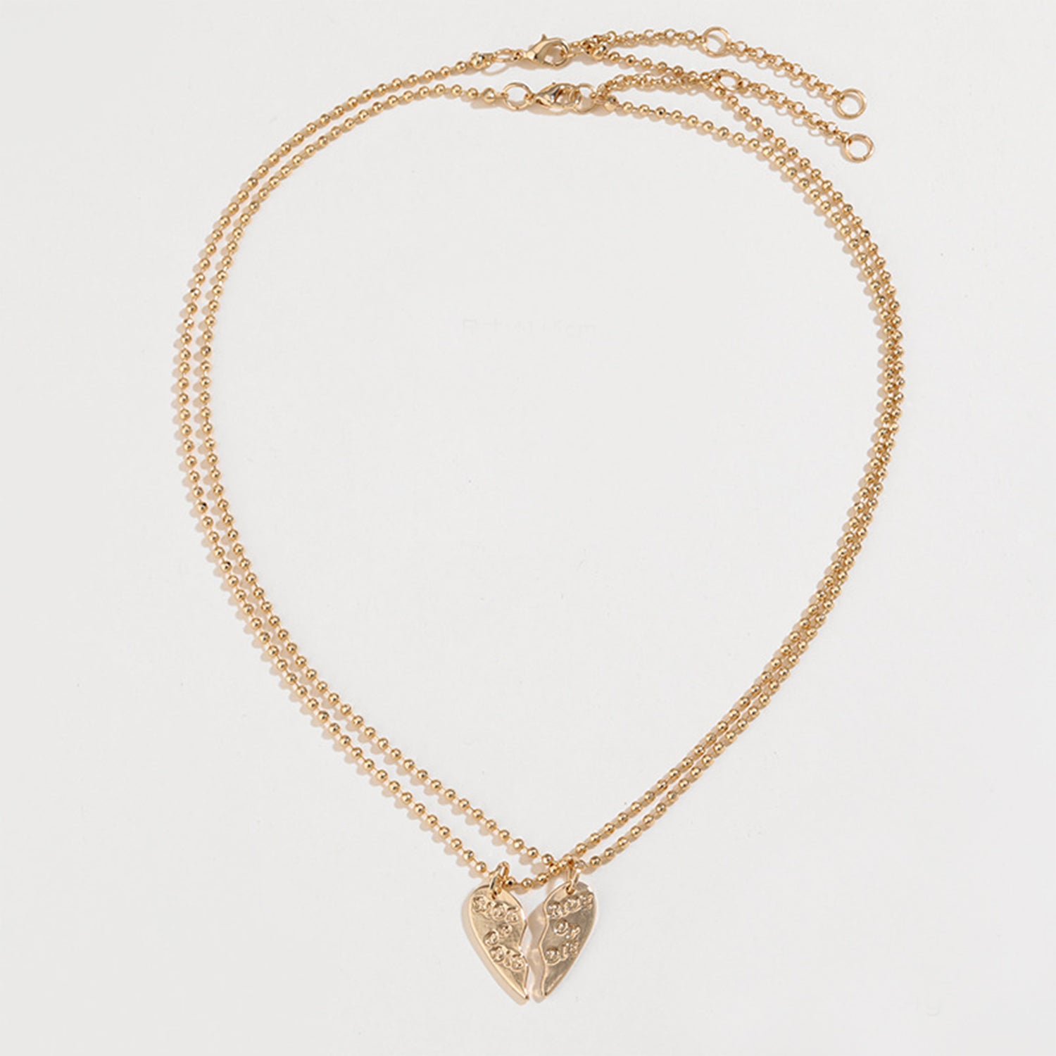 Double-Layered Alloy Necklace
