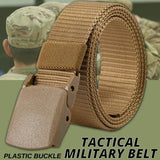 Mens Outdoor Sports Military Tactical Nylon Waistband Canvas Web Belt Adjustable
