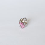 Zircon Ring Peach Blossom Crystal
