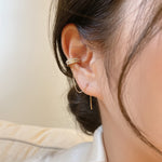 Korean Pearl Earbone Clip Earrings One Cold Wind High-end Ring Without Ear
