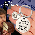 Couple Funny Keychain Gifts For Him Her Girlfriend Boyfriend Love Key Ring Tag
