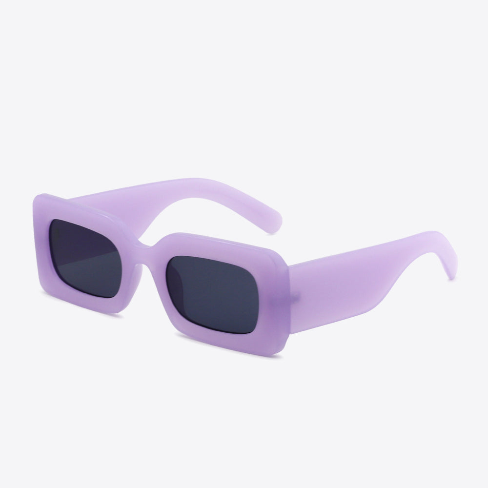 Polycarbonate Frame Rectangle Sunglasses
