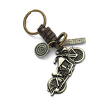 Women's Fashion Vintage Handwoven Leather Keychain
