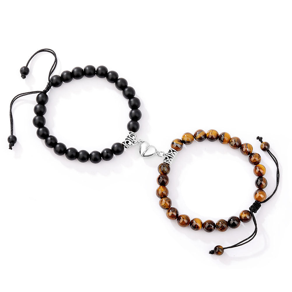 A Pair Of Magnetic Couple Bracelets Induce Vibration
