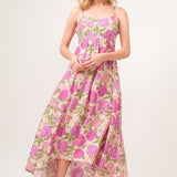 And The Why Floral High-Low Hem Cami Dress
