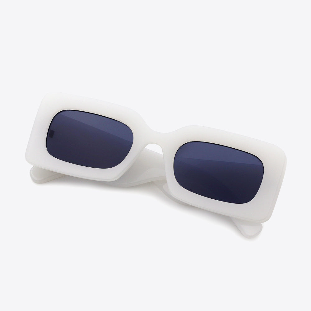 Polycarbonate Frame Rectangle Sunglasses
