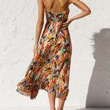 Printed Sleeveless Midi Cami dress
