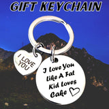 Couple Funny Keychain Gifts For Him Her Girlfriend Boyfriend Love Key Ring Tag
