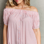 Ninexis Show Compassion Off The Shoulder Mini Dress
