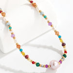 Multicolored Bead Necklace
