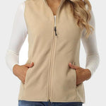 Zip Up Turtleneck Vest with Pockets
