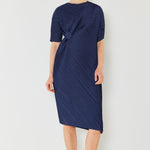 Marina West Swim Pleated Dolman Sleeve Dress
