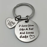 Couple Funny Keychain Gifts For Him Her Girlfriend Boyfriend Love Key Ring Tag
