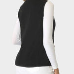 Zip Up Turtleneck Vest with Pockets
