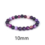 Bracelet En Pierre Naturelle Violet Pour Femme
