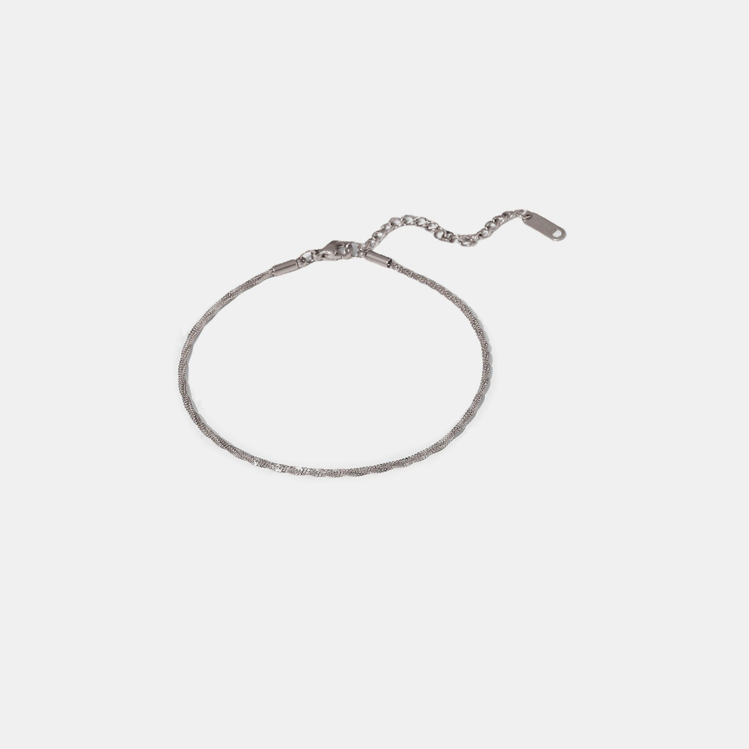 Minimalist Stainless Steel Anklet
