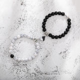 A Pair Of Magnetic Couple Bracelets Induce Vibration
