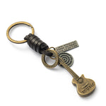 Women's Fashion Vintage Handwoven Leather Keychain
